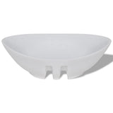 Luxury Ceramic Basin Oval with Overflow 59 x 38,5 cm 140679
