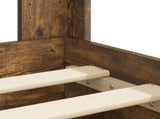 Bed Frame with Storage and Headboard Smoked Oak Engineered Wood 3414129