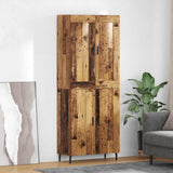 Highboard 2 pcs Old Wood Engineered Wood 3415781