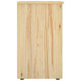 Cabinet Brown 34 x 39 x 61.5 cm Solid Pine Wood 42032390