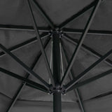 Garden Parasol Anthracite Polyester, Aluminium, Steel 47372