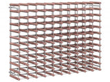 Wine Rack for 120 Bottles Brown Solid Wood Pine 340895