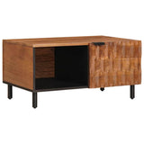 Coffee Table Brown 80 x 50 x 40 cm Solid Mango Wood 4017904