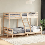 Bunk Bed without Mattress 80x200/120x200 cm Solid Wood 3207161