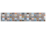 Stair Mats 15 pcs 76 x 20 cm Blue Polyester Rectangular 42054633