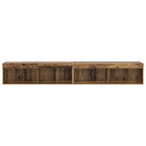TV Cabinet Set 2 pcs Old Wood 100 x 30 x 30 cm Engineered Wood 882966