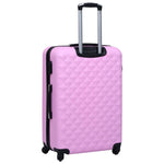 ZNTS Hardcase Trolley Set 2 pcs Pink ABS 92429