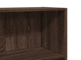 Bookcase Brown Oak 60x24x143 cm Engineered Wood 857818