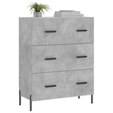 Sideboard Concrete Grey 69.5x34x90 cm Engineered Wood 827864