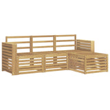Outdoor Sofa Set 4 pcs White 197.5 x 122.5 x 73 cm 3391639