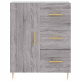 Highboard Grey Sonoma 69.5x34x180 cm Engineered Wood 3195897