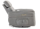 Electric Power Recliner Chair, 300&deg Swivel Rocker, Adjustable Headrest & Foldable Armrests, 330 15582255