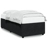 Bed Frame without Mattress Black 90x190 cm Single Velvet 3284978