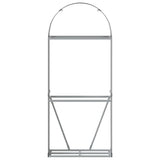 Log Holder Anthracite 80x45x190 cm Galvanised Steel 364560