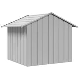 Dog House with Roof 131x101x102 cm Galvanised Steel 4100918