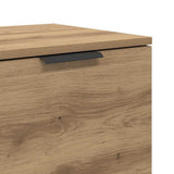 Bed Cabinet 2 pcs Artisan Oak 40 x 39 x 40cm Engineered Wood 880499
