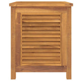 Garden Storage Box with Bag 60x50x58 cm Solid Wood Teak 363269
