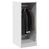 Wardrobe White 48x41x102 cm Engineered Wood 840814