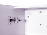 Mirror Cabinet, Wall Mount Bathroom Storage Cabinet with Adjustable Shelf, Double Door Cupboard, 70 T3398P329567