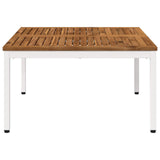 Coffee Table Natural and White 80 x 80.5 x 45 cm 901287