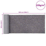 ZNTS Non-slip Painter Fleece 5055 cm 220 g/m² Grey 4106138