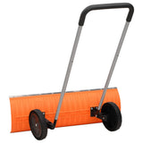 Snow Shovel with Extendable Handle Orange 96 cm Blade Steel 364818