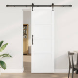 Sliding Door ORKDAL White 73.5 x 211 cm Solid Pine Wood 3333805