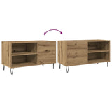Record Cabinet Artisan Oak 84.5x38x48 cm Engineered Wood 857243