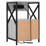 Bedside Cabinet with Drawer 2 pcs Grey Sonoma 40 x 31 x 60 cm 859467