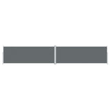Retractable Side Awning Anthracite 180x1000 cm 318038