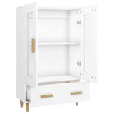 Highboard White 70x31x115 cm Engineered Wood 812546