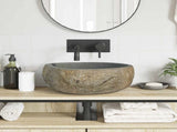 Riverstone basin Light Grey 45 x 35 x 15 cm River Stone 4103949