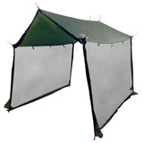 Camping Tarp with Mesh Walls Army Green 270 x 210 x 210 cm 42028570