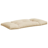 Pallet Cushions 3 pcs Beige Fabric 360947