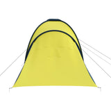 Camping Tent 6 Persons Blue and Yellow 93185