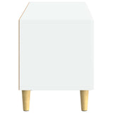 TV Cabinet White Engineered Wood 896675