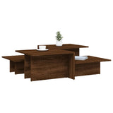 Coffee Tables 2 pcs Brown Oak Engineered Wood 3216160