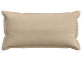Cushion Cover 6 pcs HOUTEN Taupe 50 x 75 cm Corduroy 919826