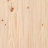 Garden Planter Nature 70 x 70 x 70 cm Solid Pine Wood 8000848