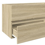 Sink Cabinet Sonoma Oak 90x38.5x45 cm Engineered Wood 849638