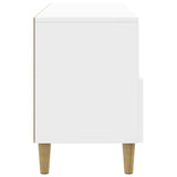 TV Cabinet High Gloss White 102 x 34.5 x 50 cm Engineered Wood 894679