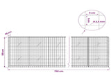 Gabion with 3.5 mm Wire and 5x5 cm Mesh 750x20x100 cm 3462153