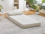 GOMYWAY Convertible Folding Sofa Bed with Pillow, Fold Out Sleeper Chair with Back Support, Tufted W2678P478600