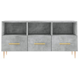 TV Cabinet Concrete Grey 102x36x50 cm Engineered Wood 829024