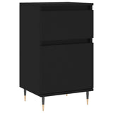 Sideboards 2 pcs Black 40x35x70 cm Engineered Wood 831135