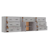 Sideboards 3 pcs Grey Sonoma Engineered Wood 3185429