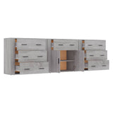Sideboards 3 pcs Grey Sonoma Engineered Wood 3185429