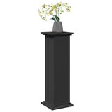 Display Stand with Storage Black 31x30x90 cm Engineered Wood 854608