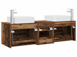 Bathroom Cabinet Set 3 pcs Old Wood 49.5 x 41 x 63 cm 3405833