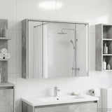 Bathroom Mirror Cabinet Concrete Grey 73.5 x 16 x 62.5 cm 889170